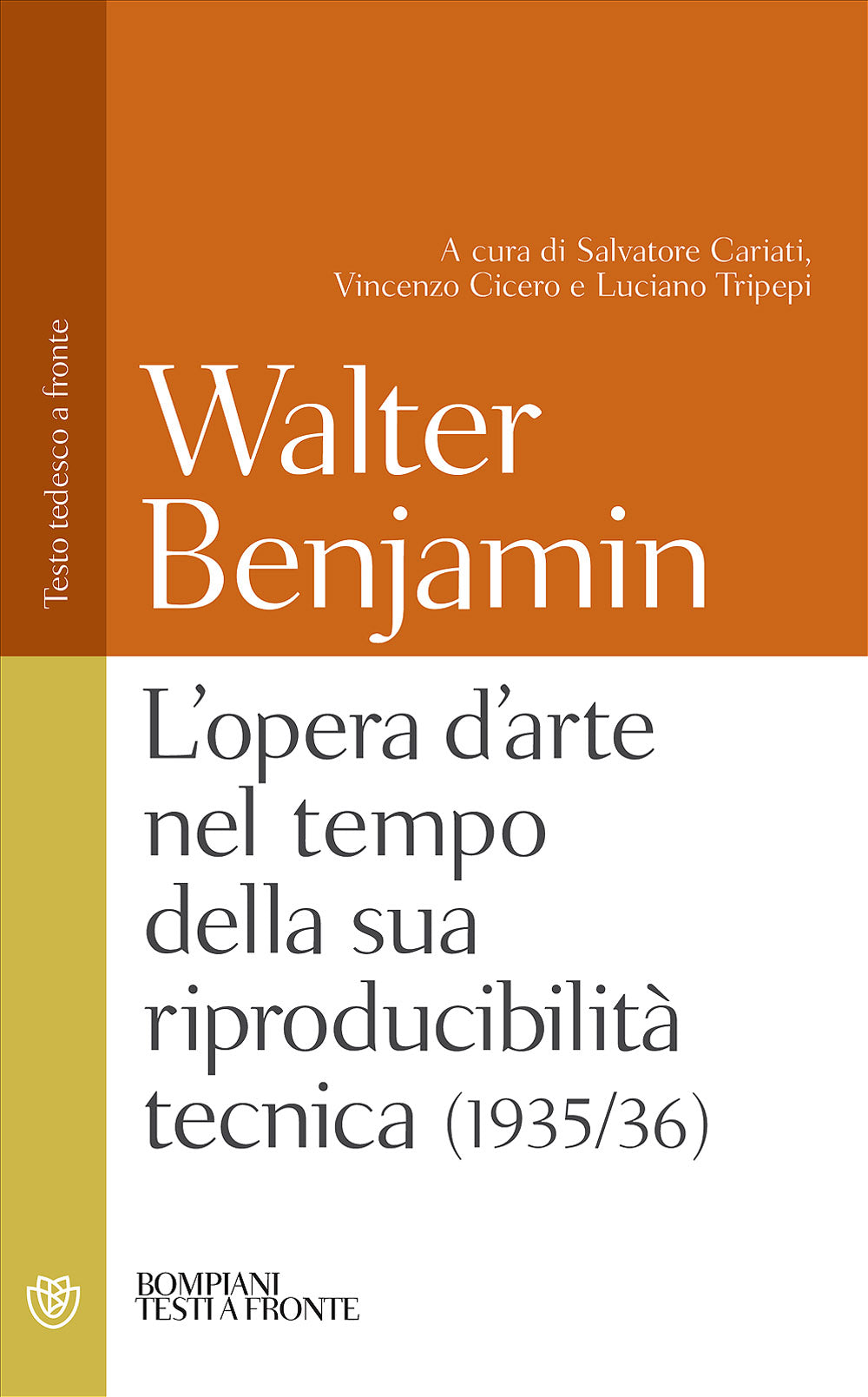 L'opera d'arte nel tempo della sua riproducibilità tecnica (1935/36)::Testo tedesco a fronte