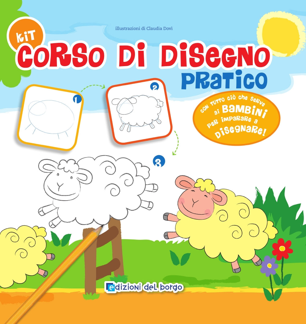 Kit. Corso di disegno pratico::Con tutto ciò che serve ai bambini per imparare a disegnare!