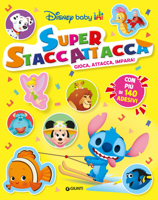 Disney Baby Super Staccattacca::Gioca, attacca, impara! Con più di 140 adesivi