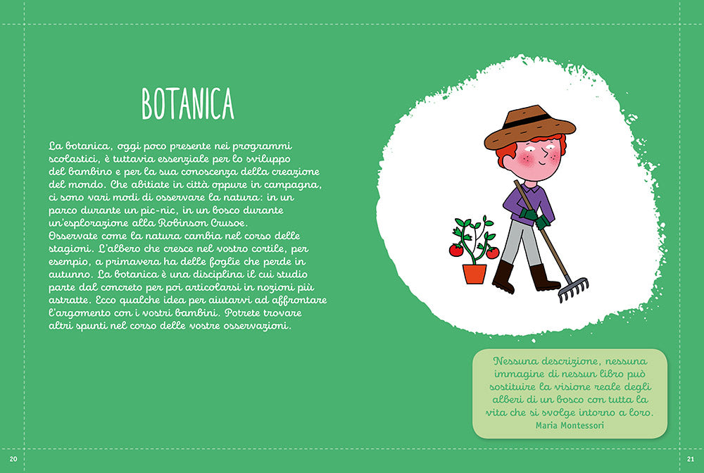 Il metodo Montessori per conoscere ed esplorare la natura ::con 30 attività ludiche