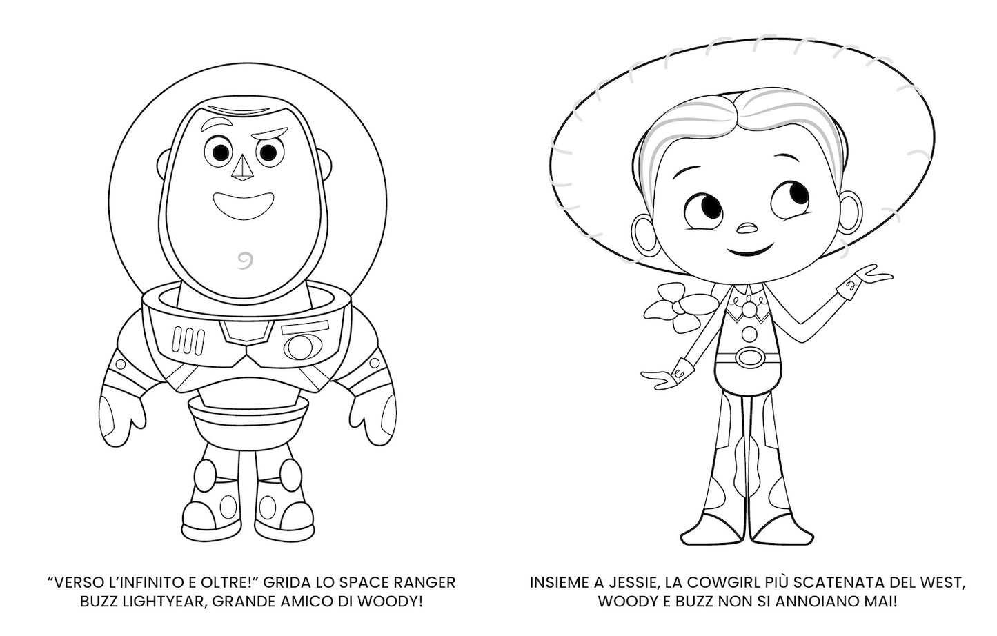 Toy Story Mini Staccattacca e colora Cute Stickers::Più di 60 adesivi