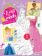 Principesse Disney Vesti la moda::Cenerentola, Belle e Tiana - 6 fogli di adesivi