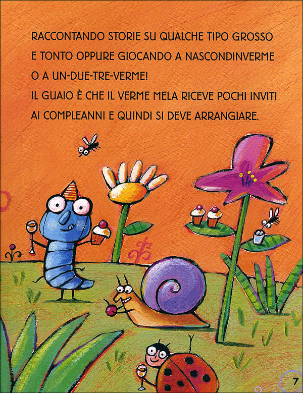 Buon compleanno con il Verme Mela