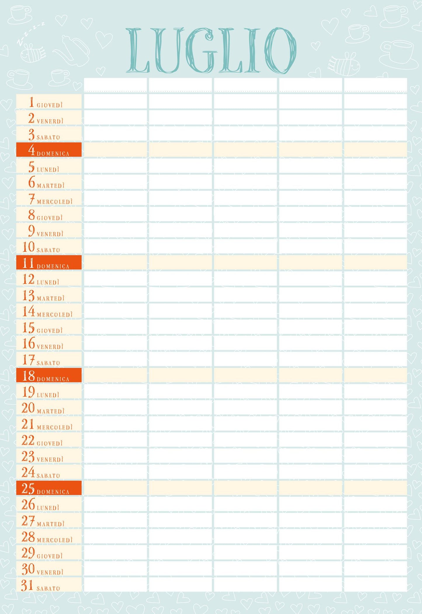 Calendario della Famiglia 2027
