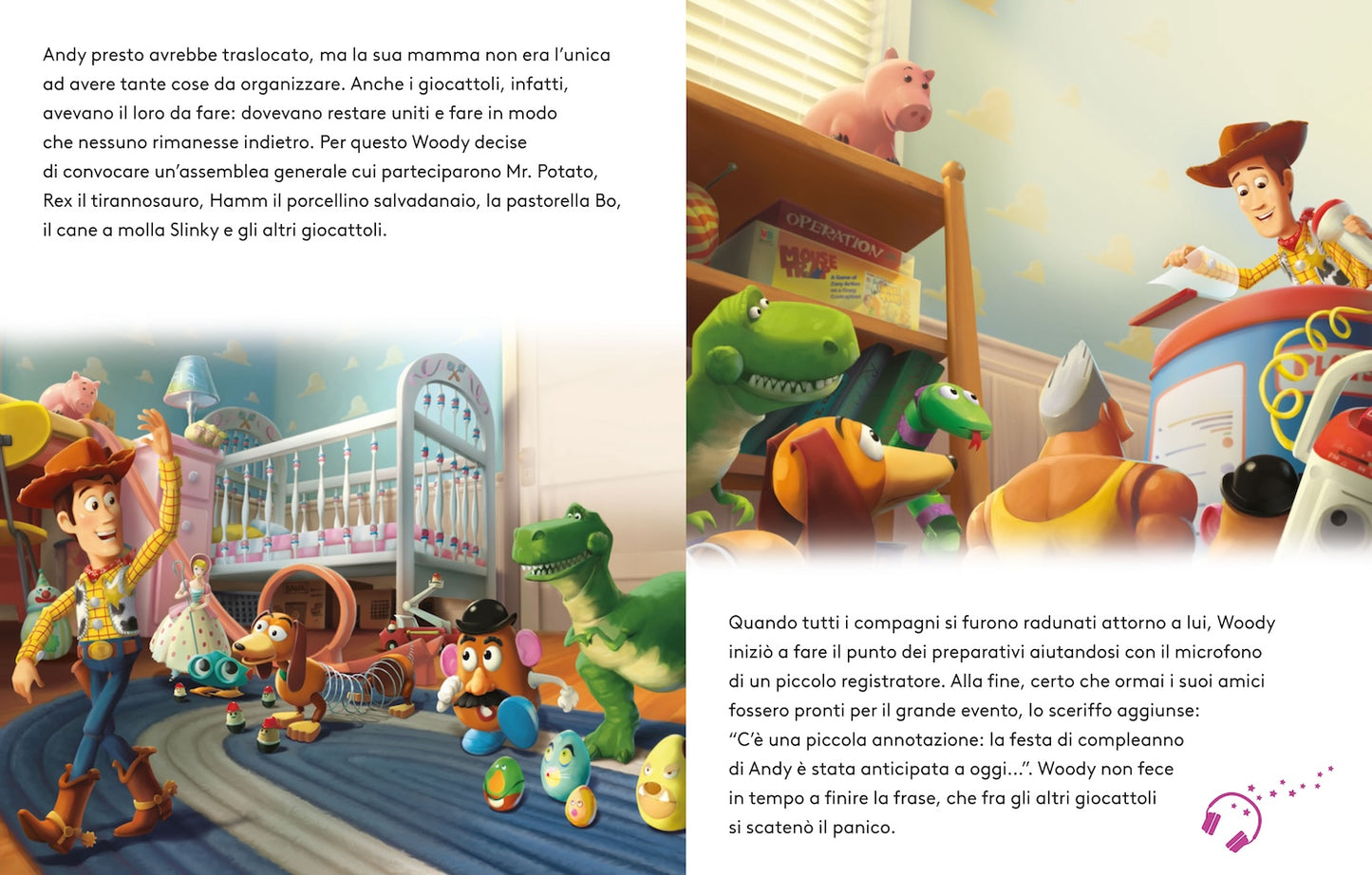 Toy Story Leggi e ascolta con QR Code::Inquadra il Qr code e ascolta