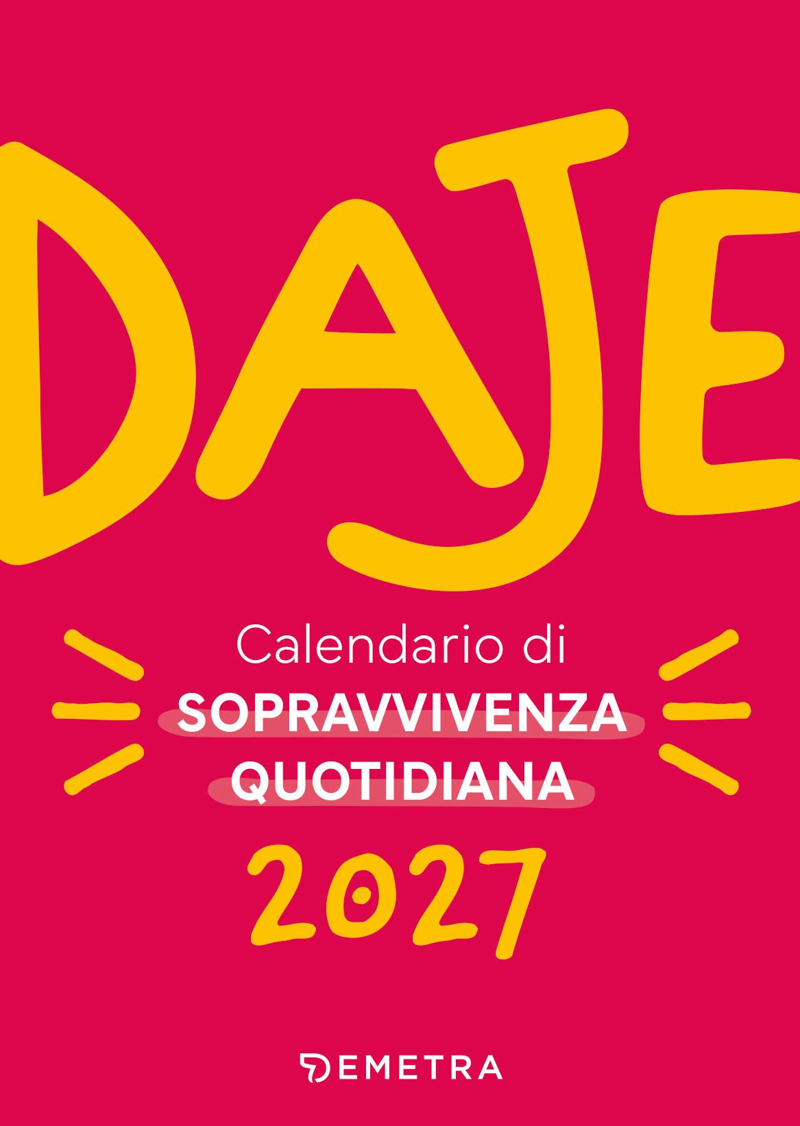 Calendario Daje 2027