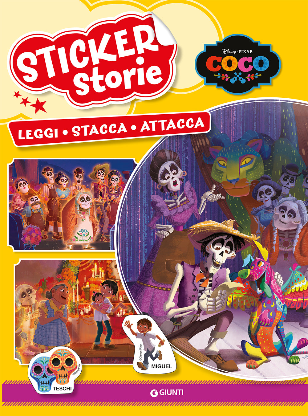 Sticker Storie - Coco::Leggi - Stacca - Attacca