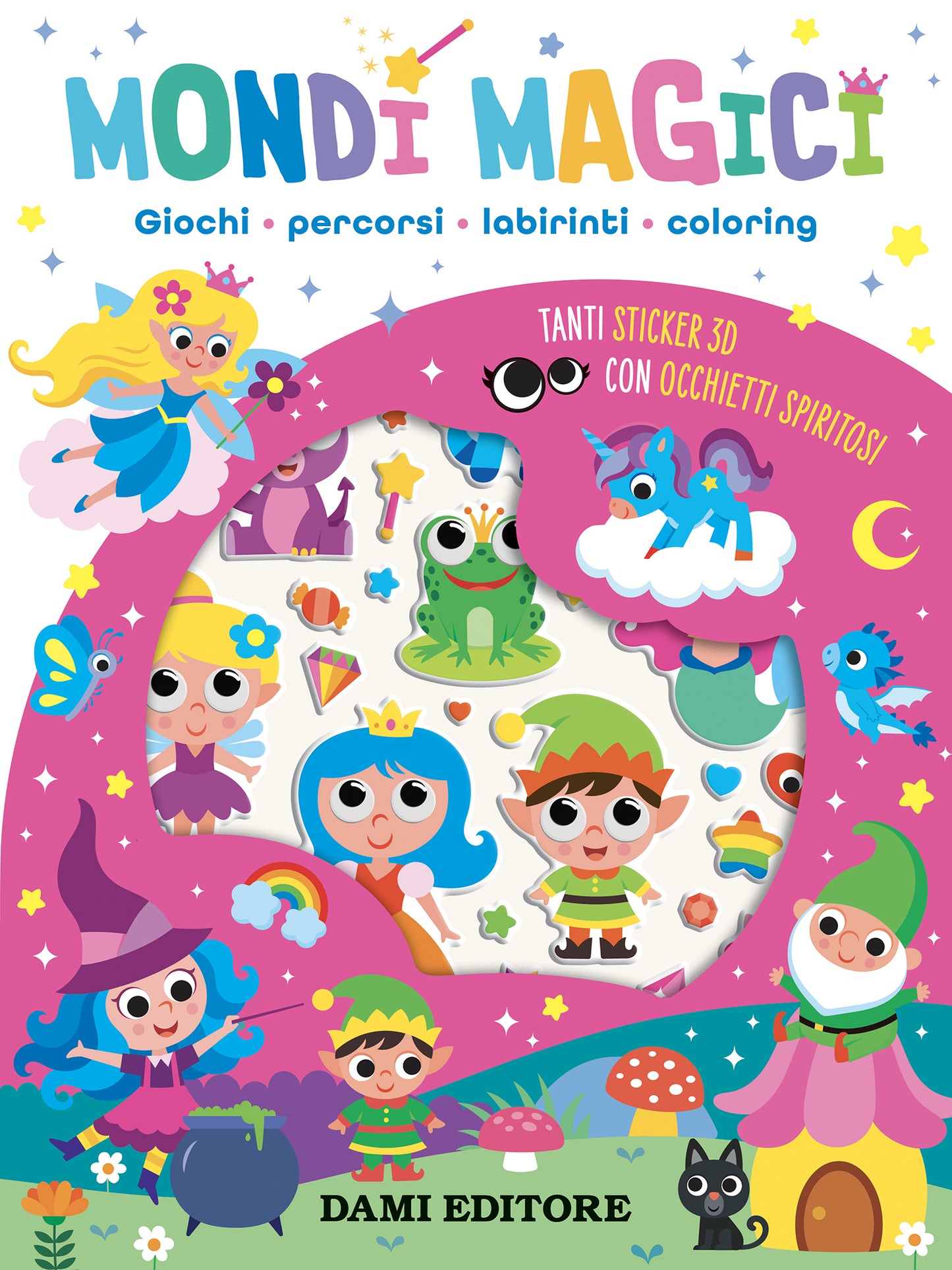 Mondi Magici::Giochi, percorsi, labirinti, coloring