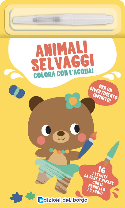 Animali selvaggi::Colora con l'acqua