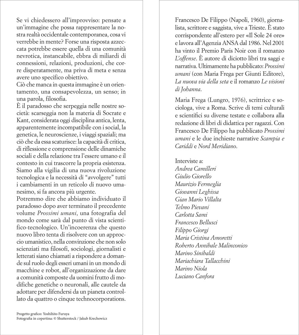 Filosofia per i prossimi umani