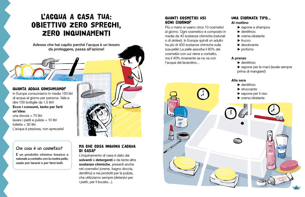 Proteggiamo l'acqua.::Manuale del giovane ecologista