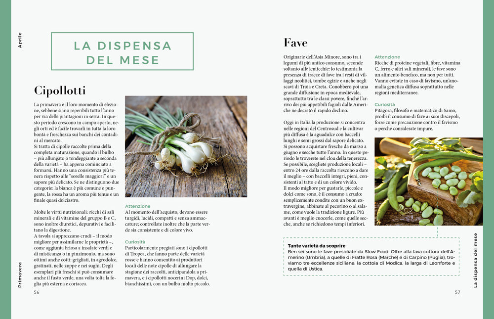 Primavera::Vita e cucina di stagione