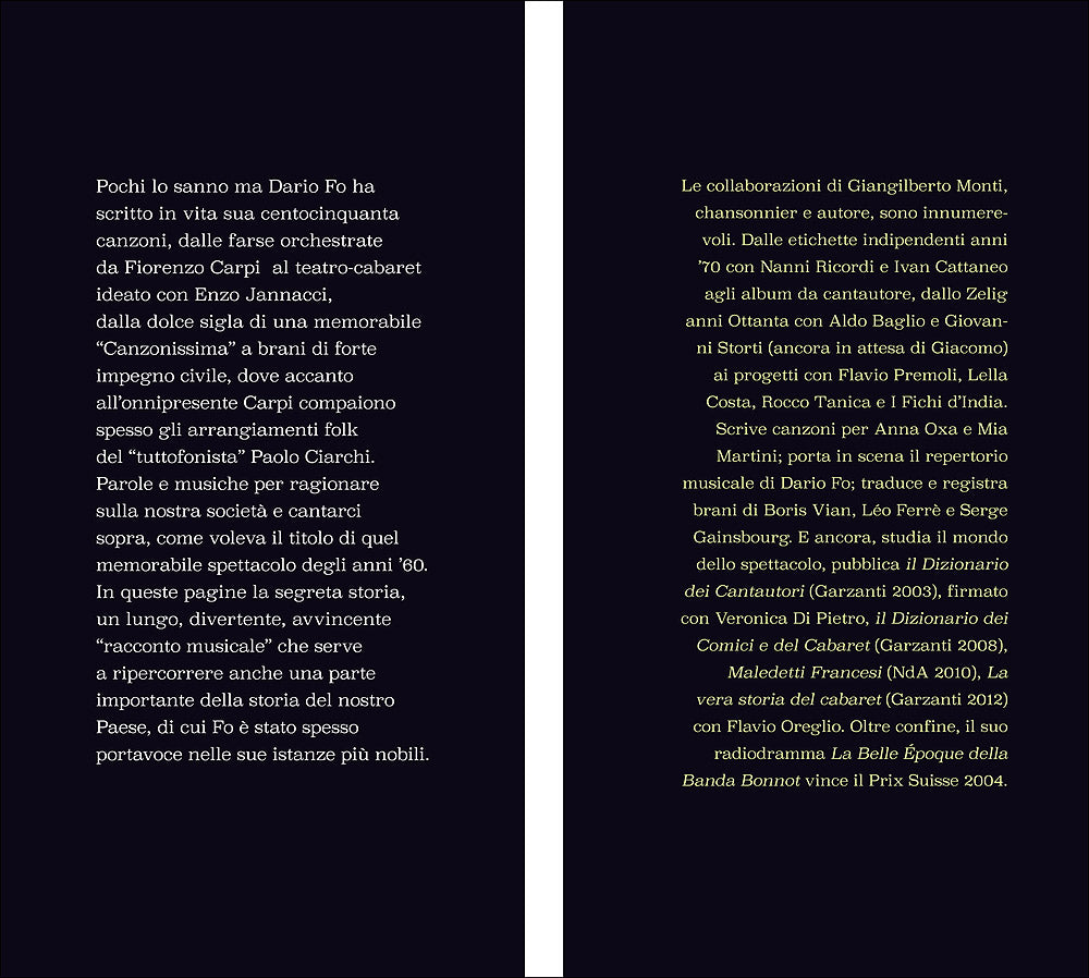 E sempre allegri bisogna stare::Le canzoni del signor Dario Fo