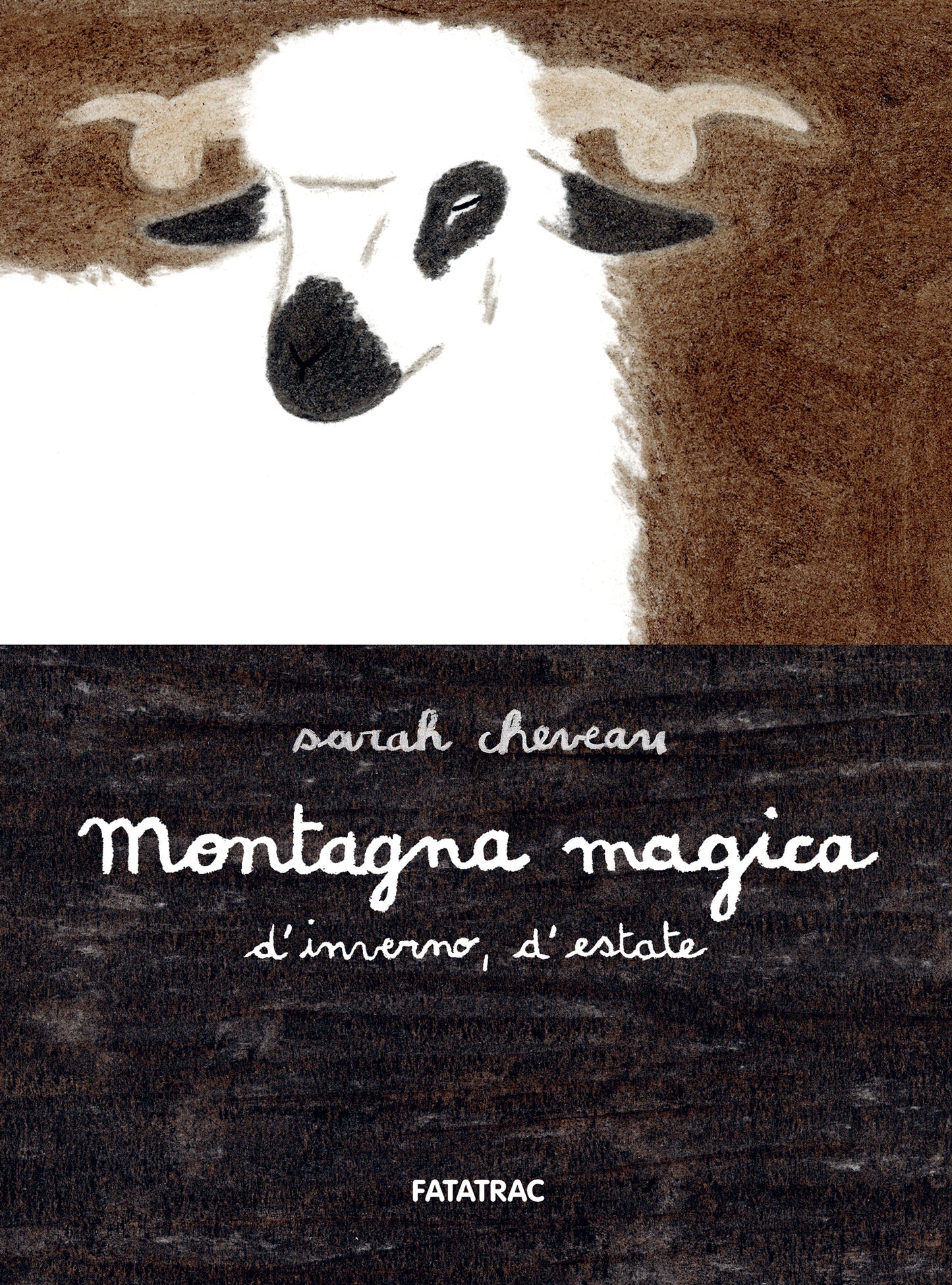 Montagna magica d'inverno, d'estate