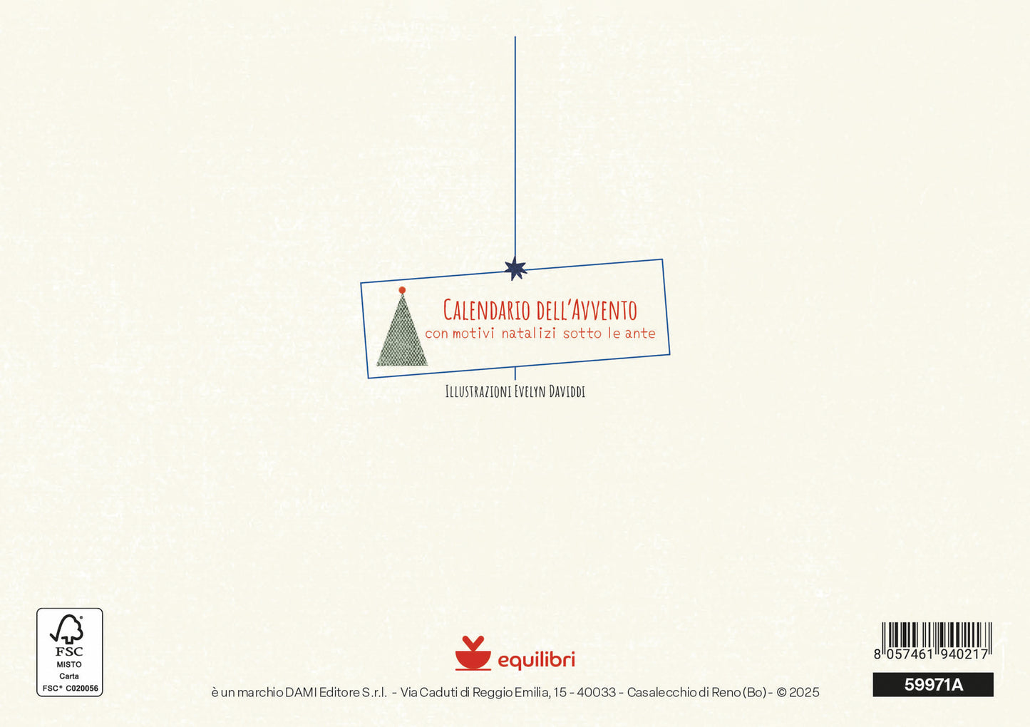 Natale - biglietto calendario Stelle