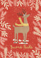 Natale - biglietto Renna