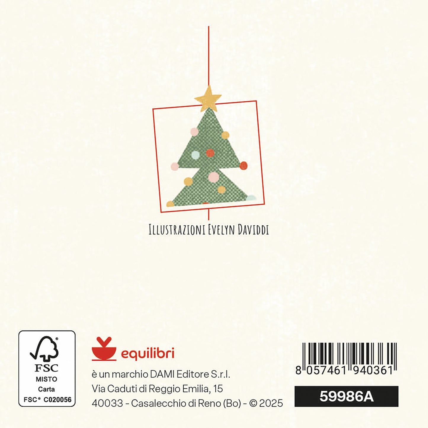 Natale - biglietto Alberi