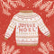 Natale - biglietto Maglione