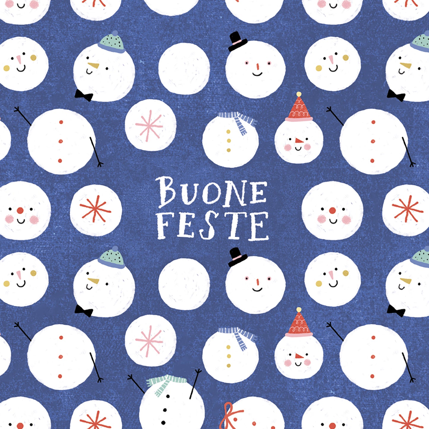 Natale - biglietto Pupazzi