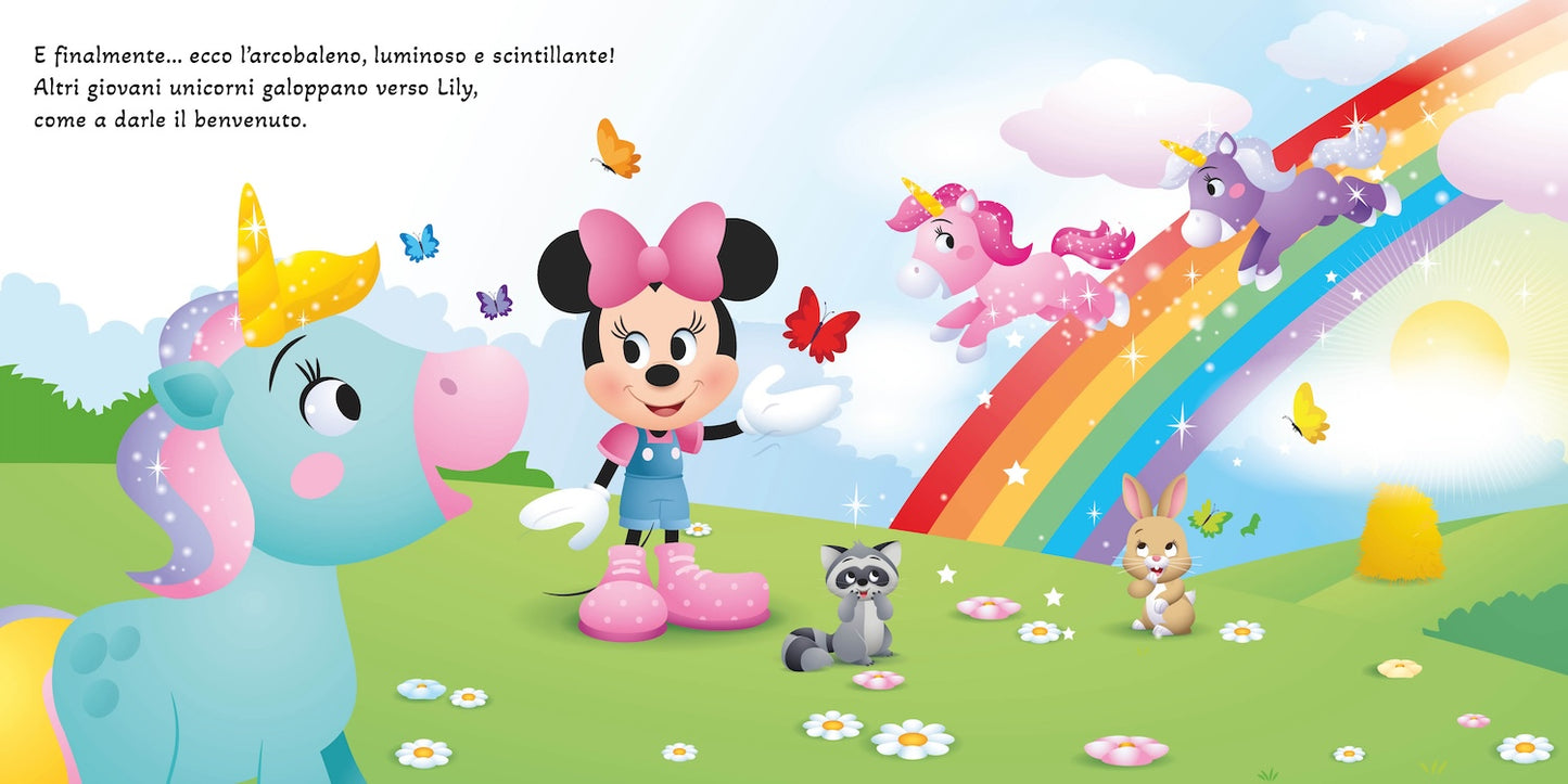 Minni e l'unicorno Il primo libro pop-up