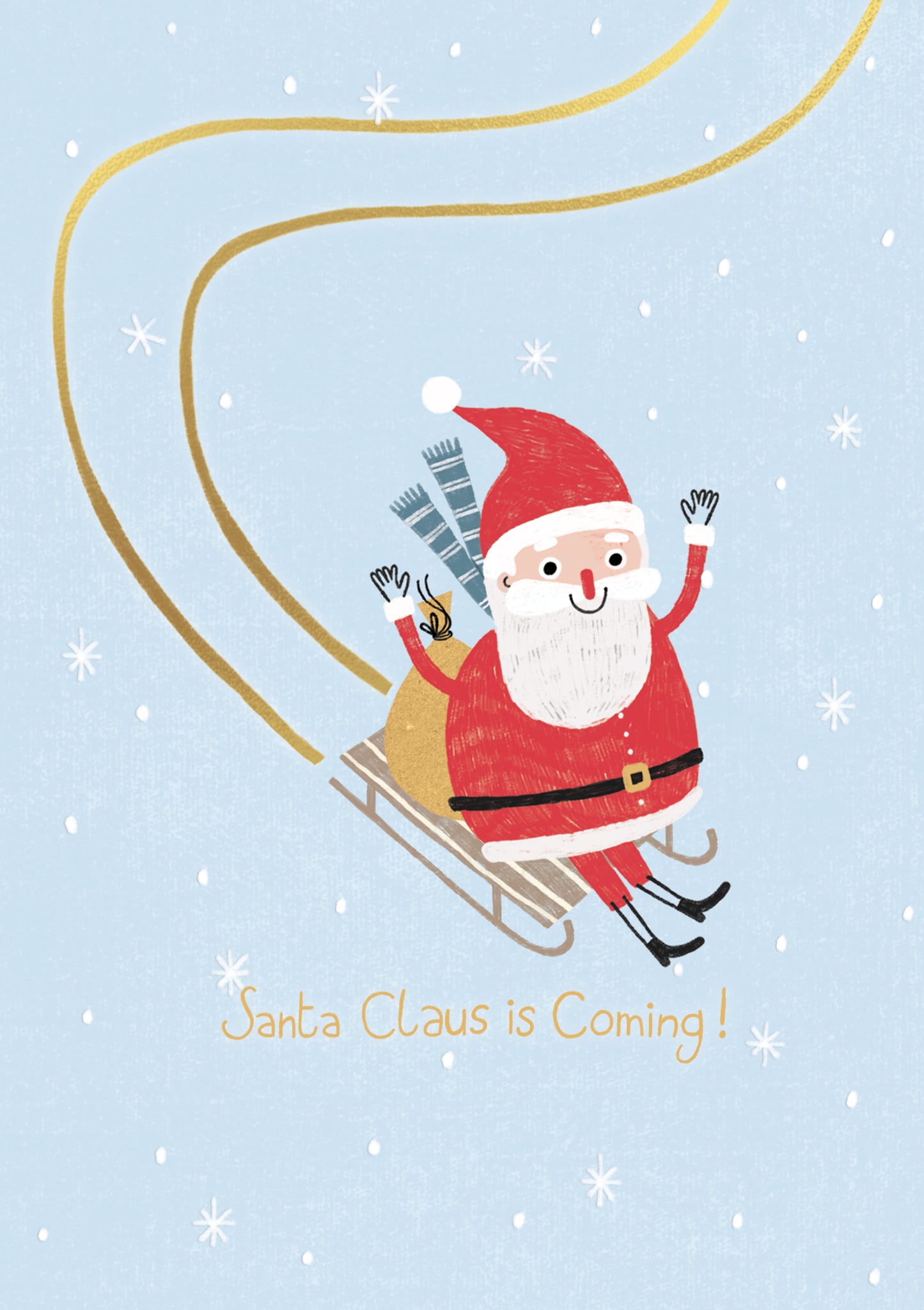 Natale - biglietto Santa Claus