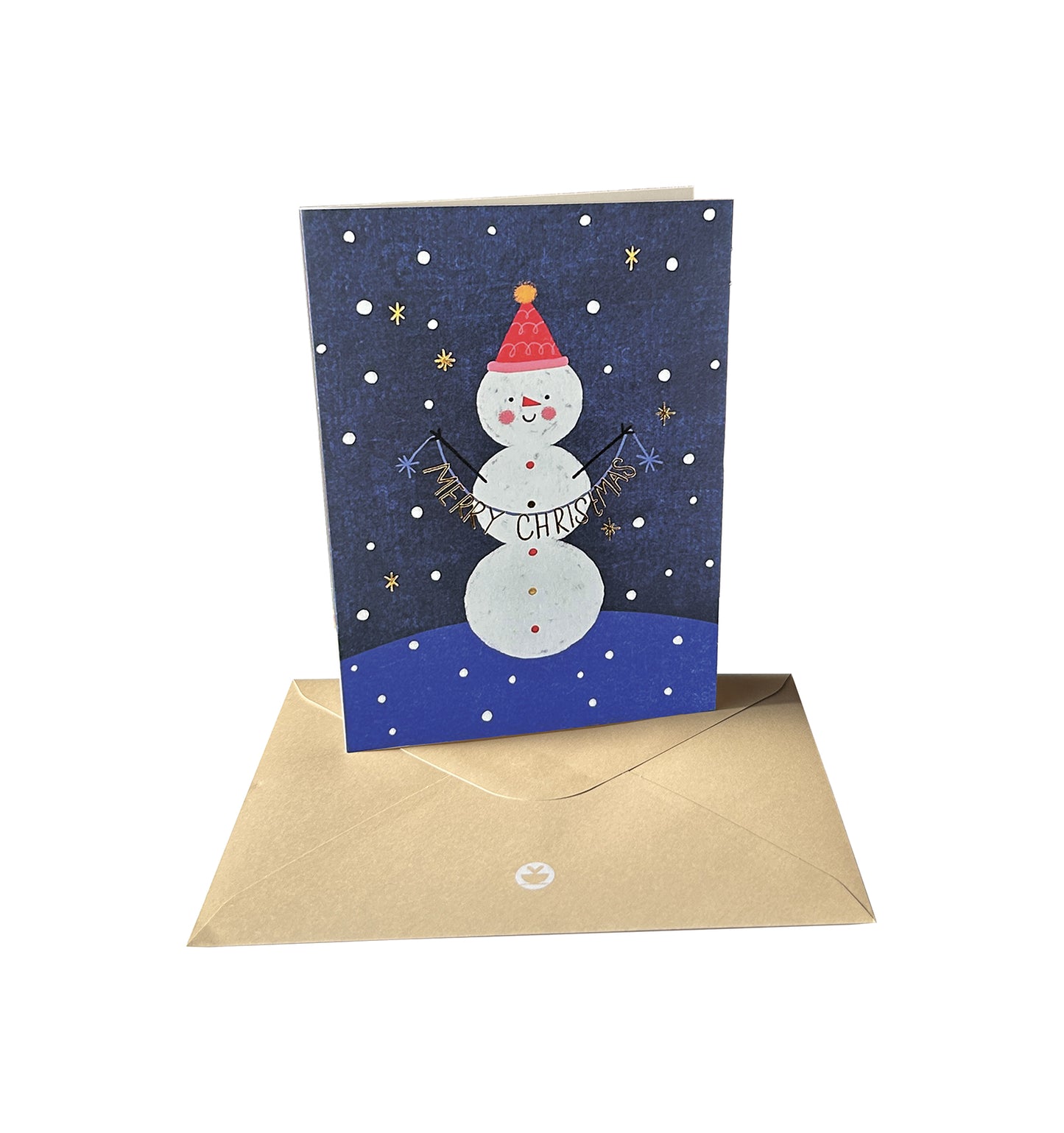 Natale - biglietto Pupazzo Neve