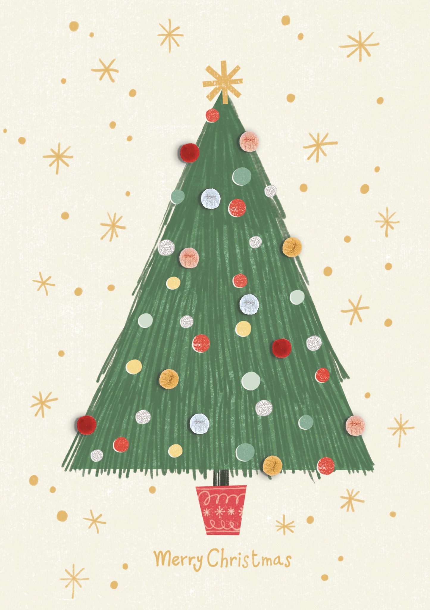 Natale - biglietto Pompon