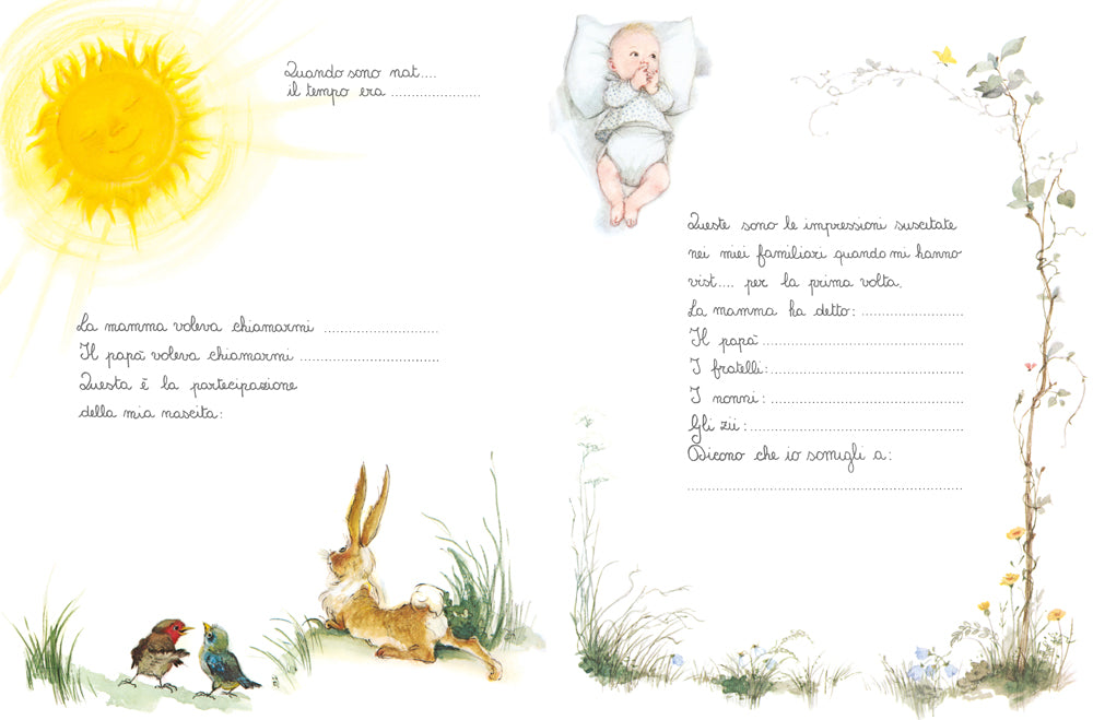Dal primo giorno (ed. lusso)::L'album ricordo della mia infanzia