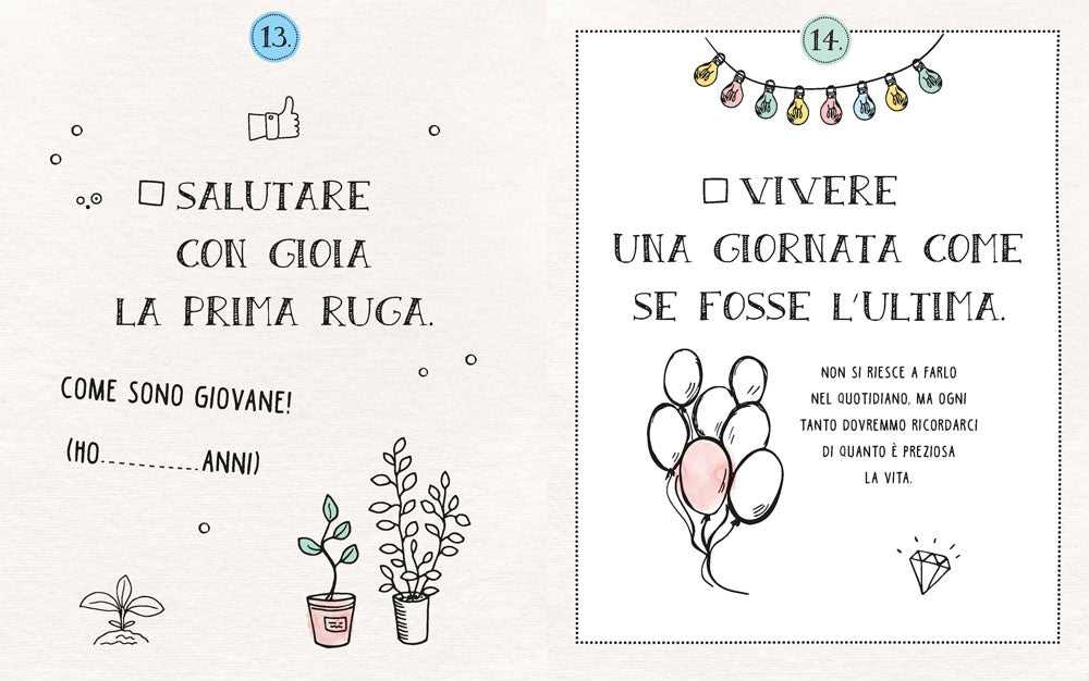 150 cose da fare per raggiungere la felicità::Bucket list
