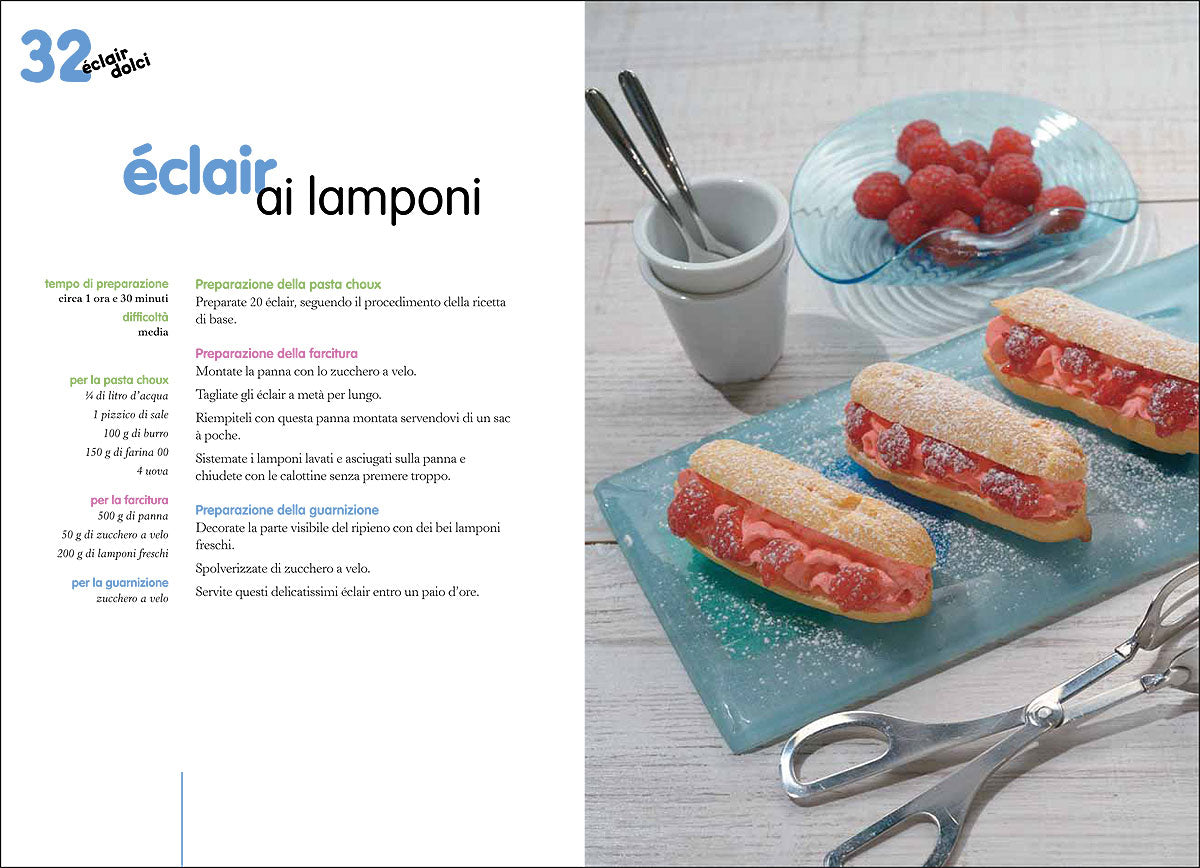 Eclair::Bignè e torte in pasta choux dolci e salati