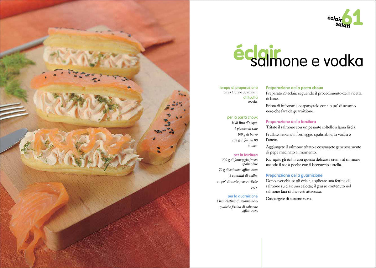 Eclair::Bignè e torte in pasta choux dolci e salati