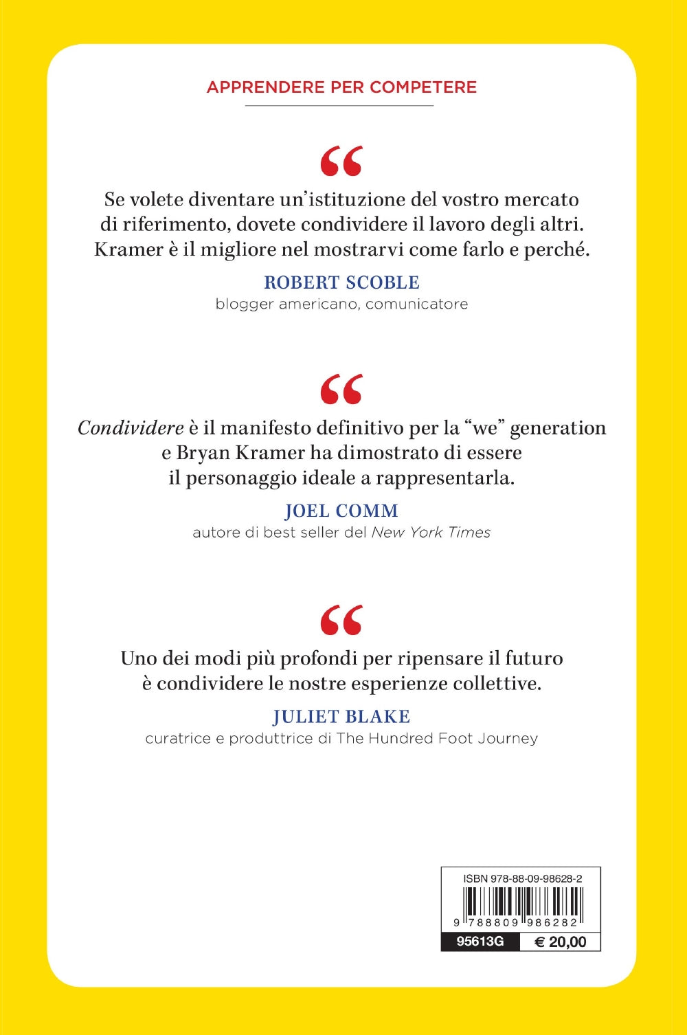 Condividere::Il potere di scambiarsi informazioni, storie ed emozioni