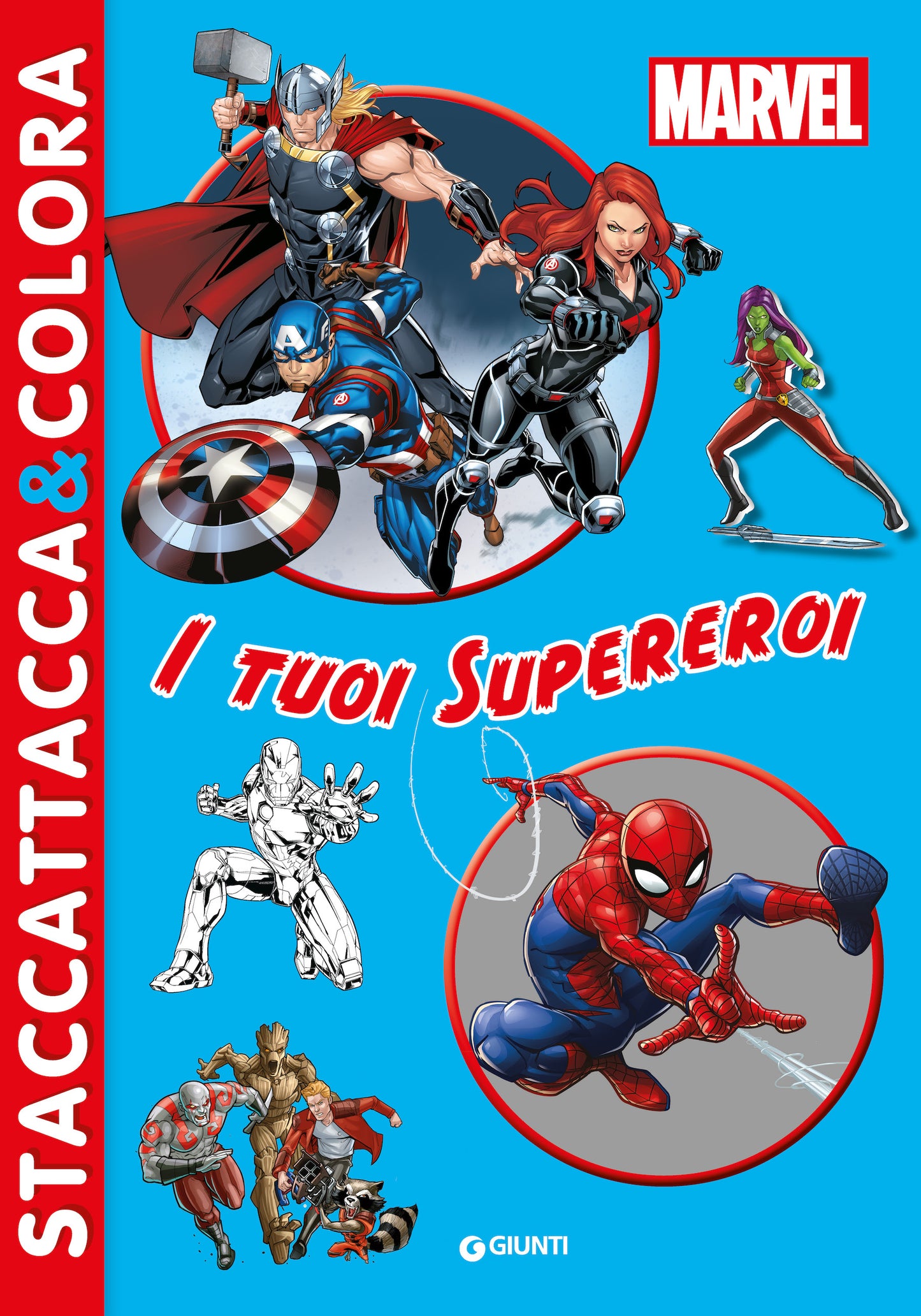 Marvel Staccattacca&colora::I tuoi supereroi