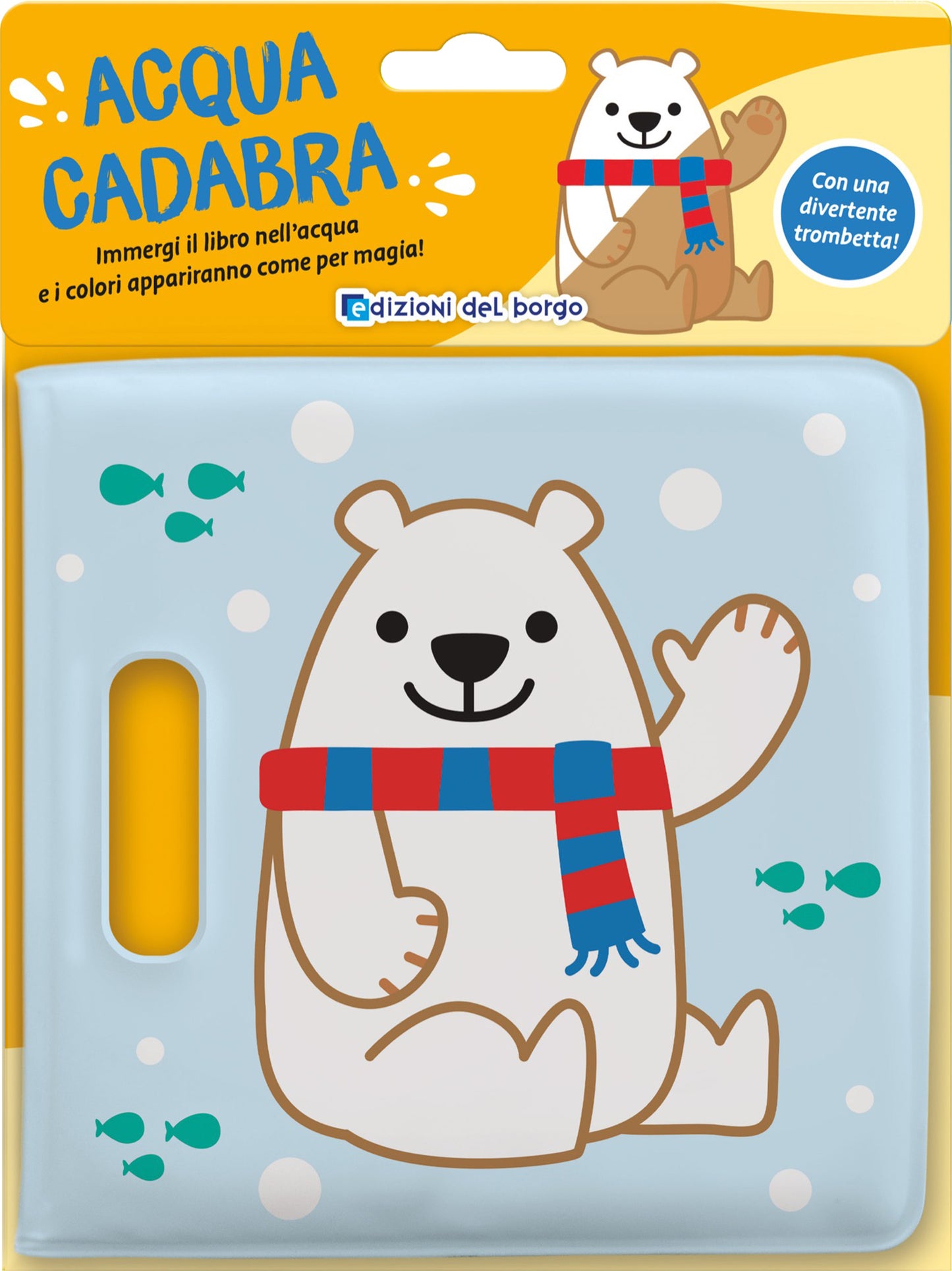 Orso polare::Immergi il libro nell'acqua e i colori appariranno come per magia!