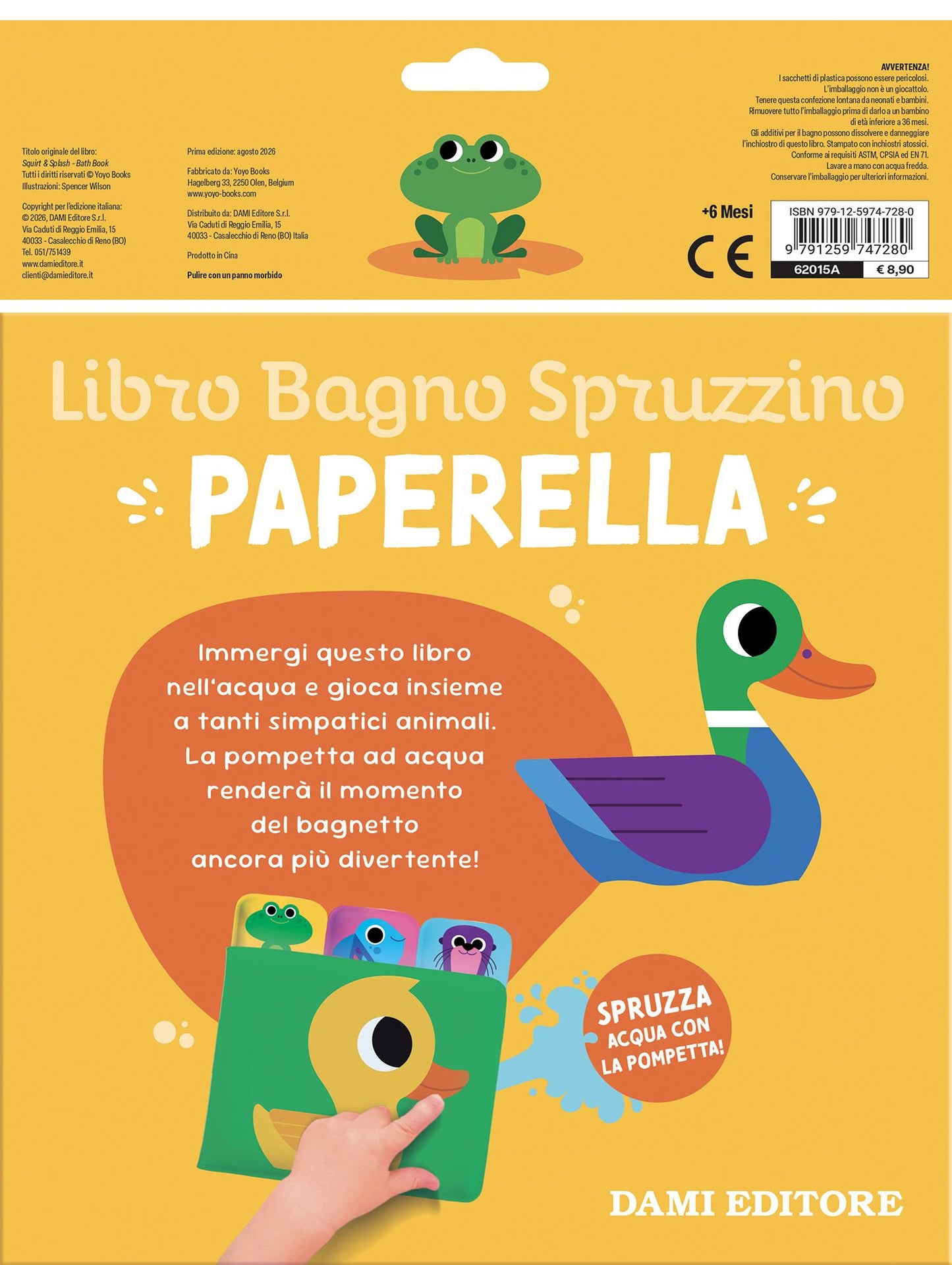 Libro Bagno Spruzzino - Paperella