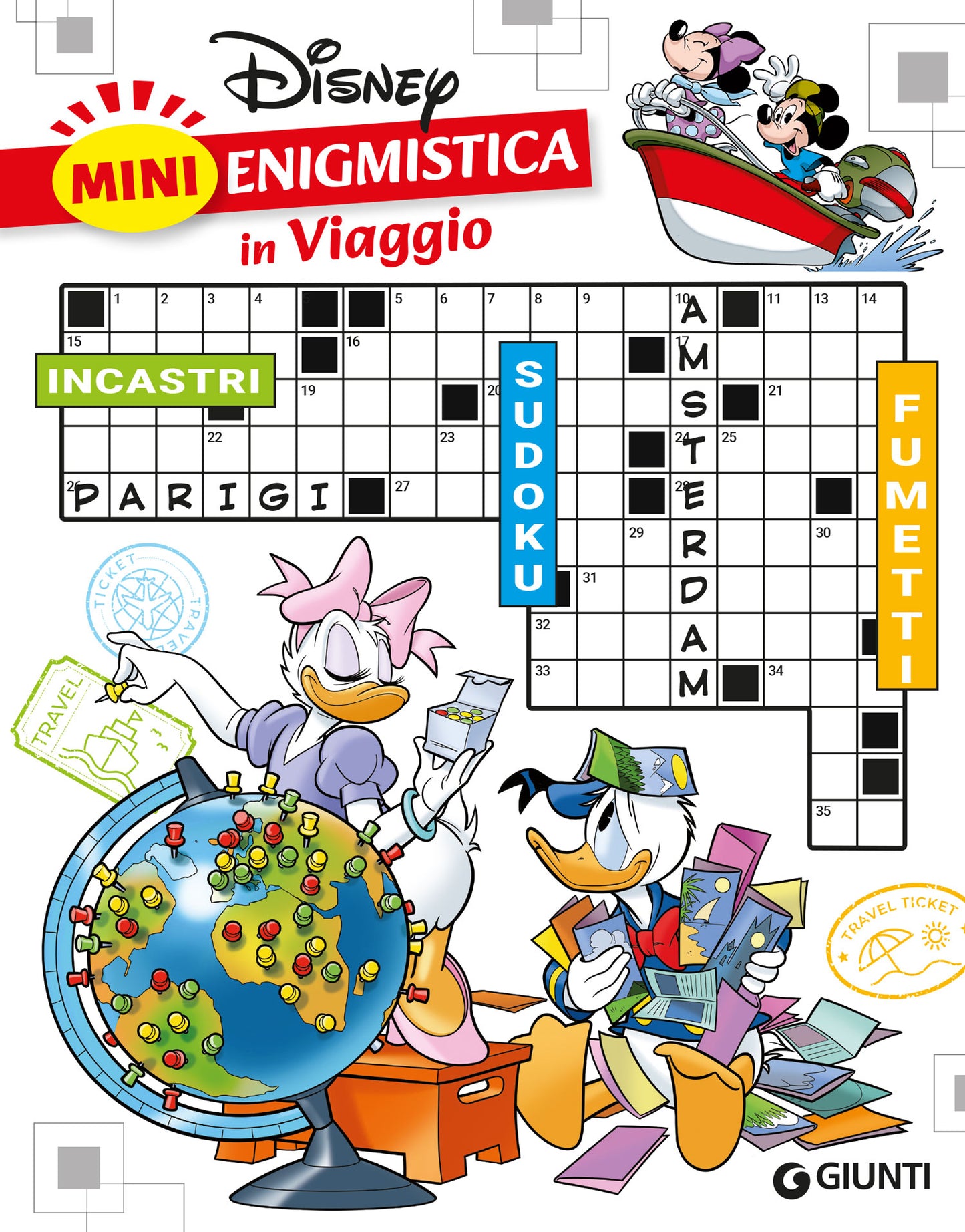Mini Enigmistica Disney in Viaggio::Incastri-Sudoku-Fumetti
