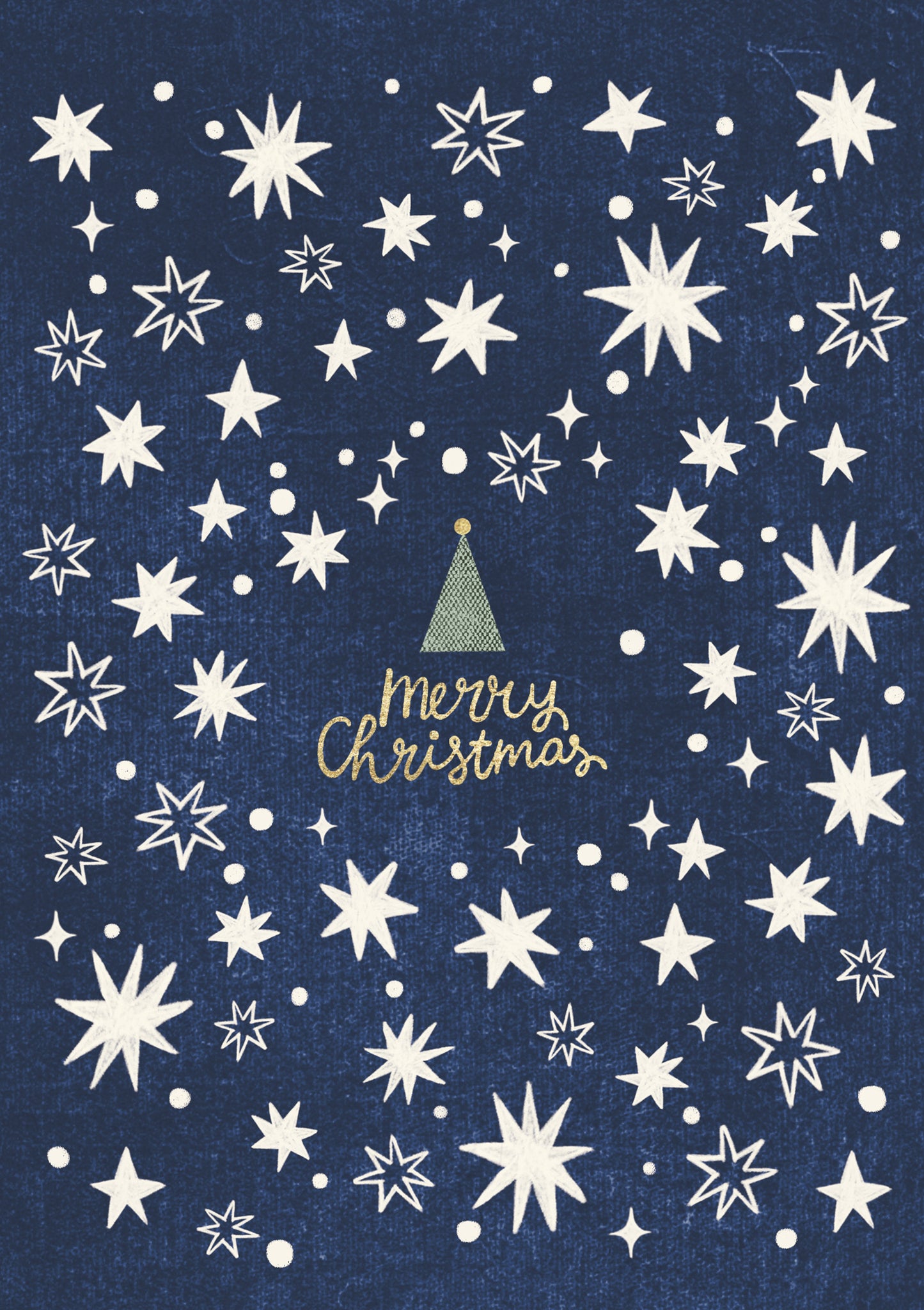 Natale - biglietto Fondo Stelle