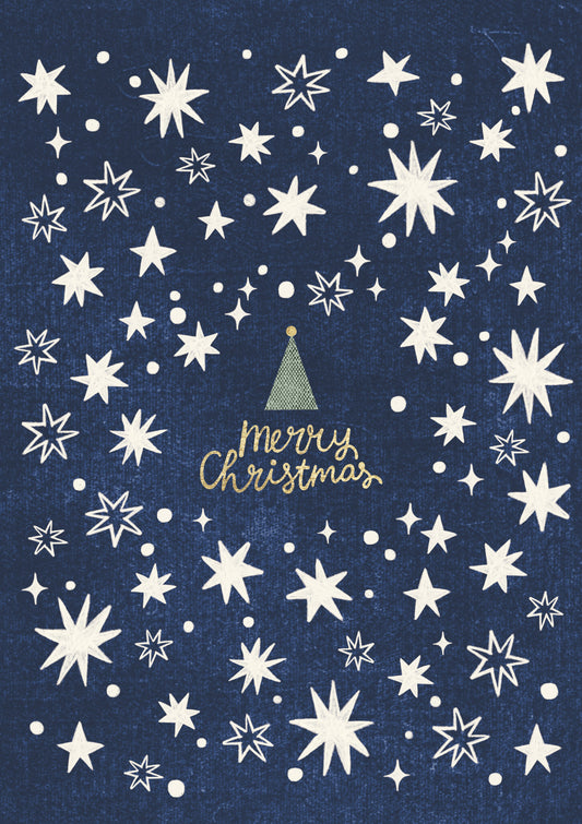 Natale - biglietto Fondo Stelle
