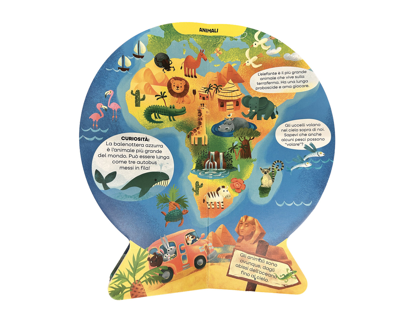 Il Mondo::Il mio primo libro mappamondo