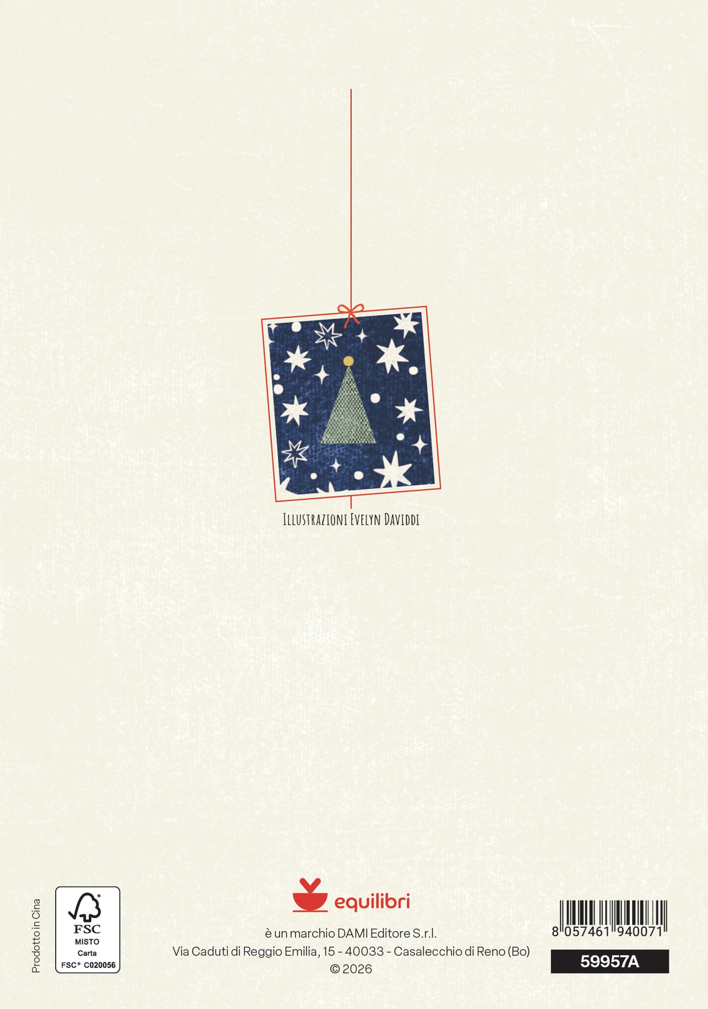 Natale - biglietto Fondo Stelle