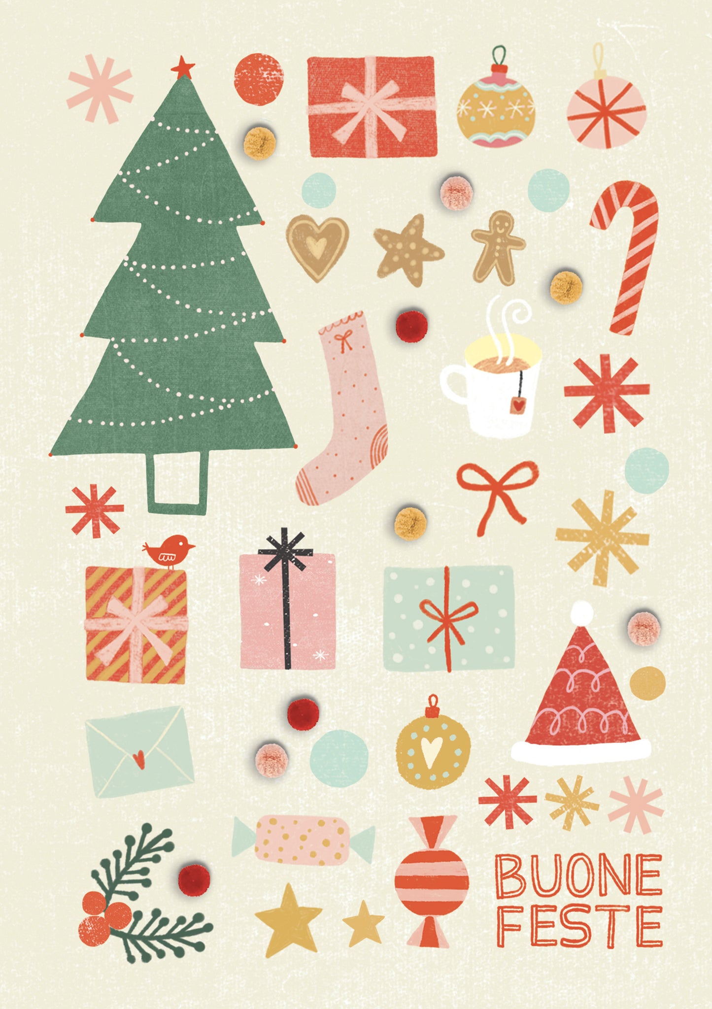 Natale - biglietto Oggetti