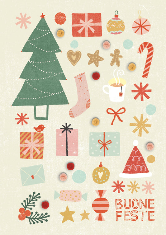 Natale - biglietto Oggetti