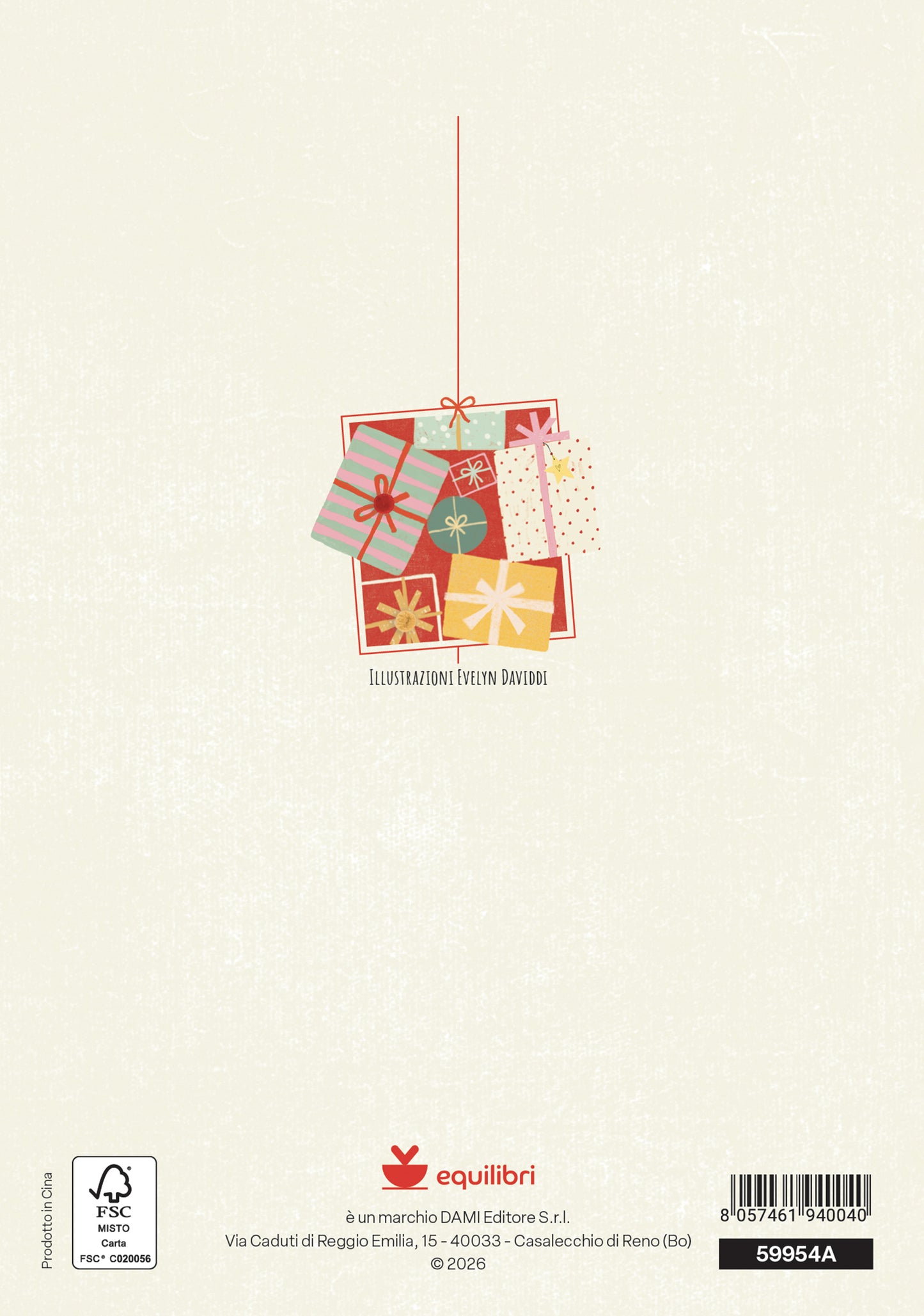 Natale - biglietto Pacchi Regalo