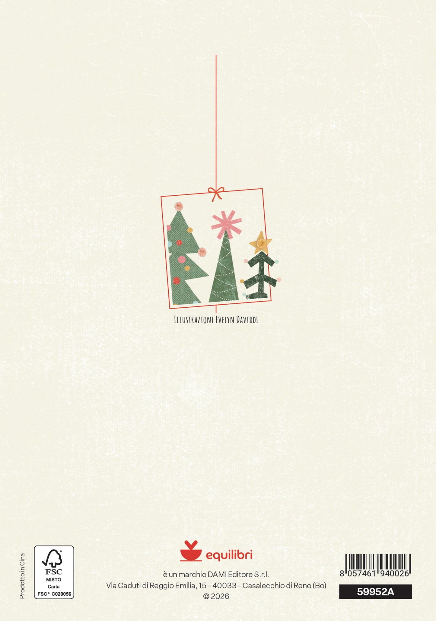 Natale - biglietto 3 Alberi