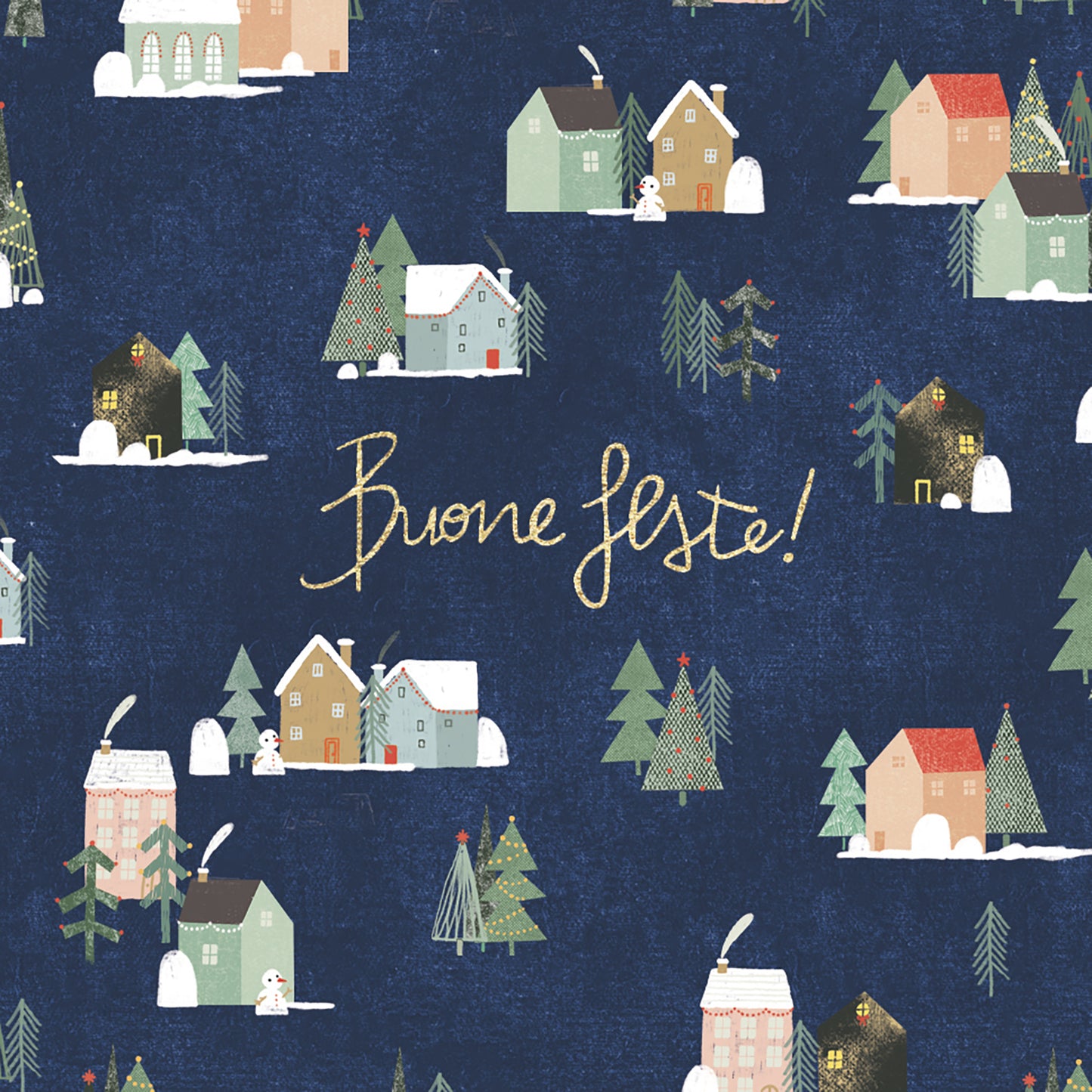 Natale - biglietto Case