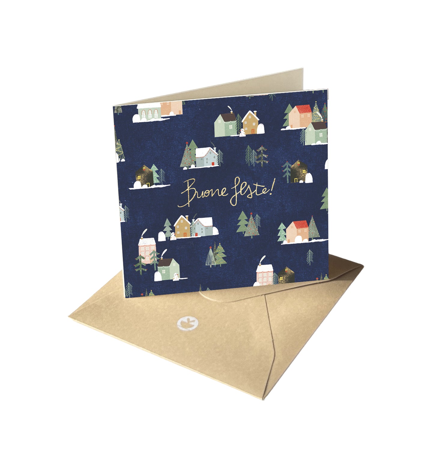 Natale - biglietto Case