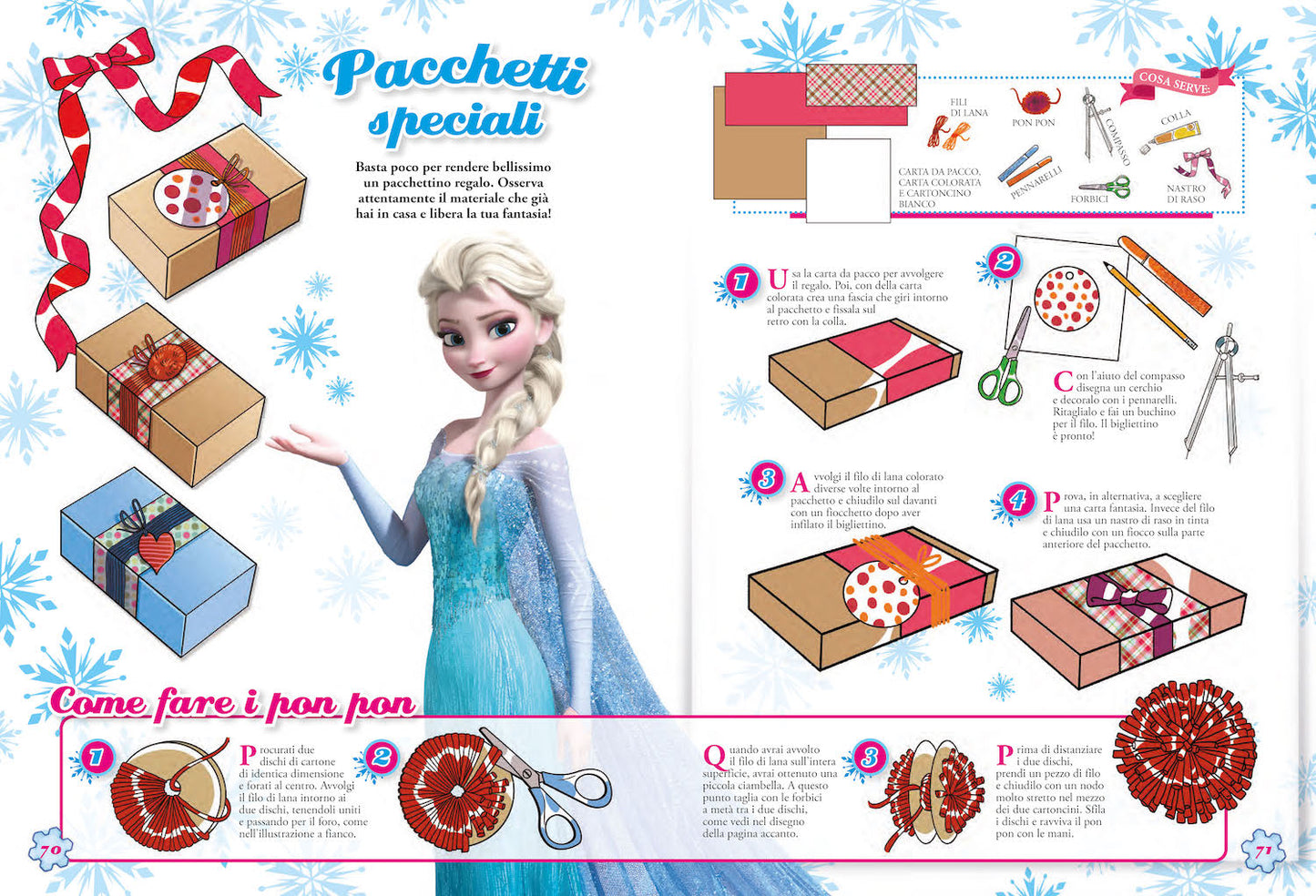 Lavoretti per le feste Disney::Più di 80 attività: decorazioni, pacchetti regalo, accessori, biglietti d'auguri, gioielli, ricette