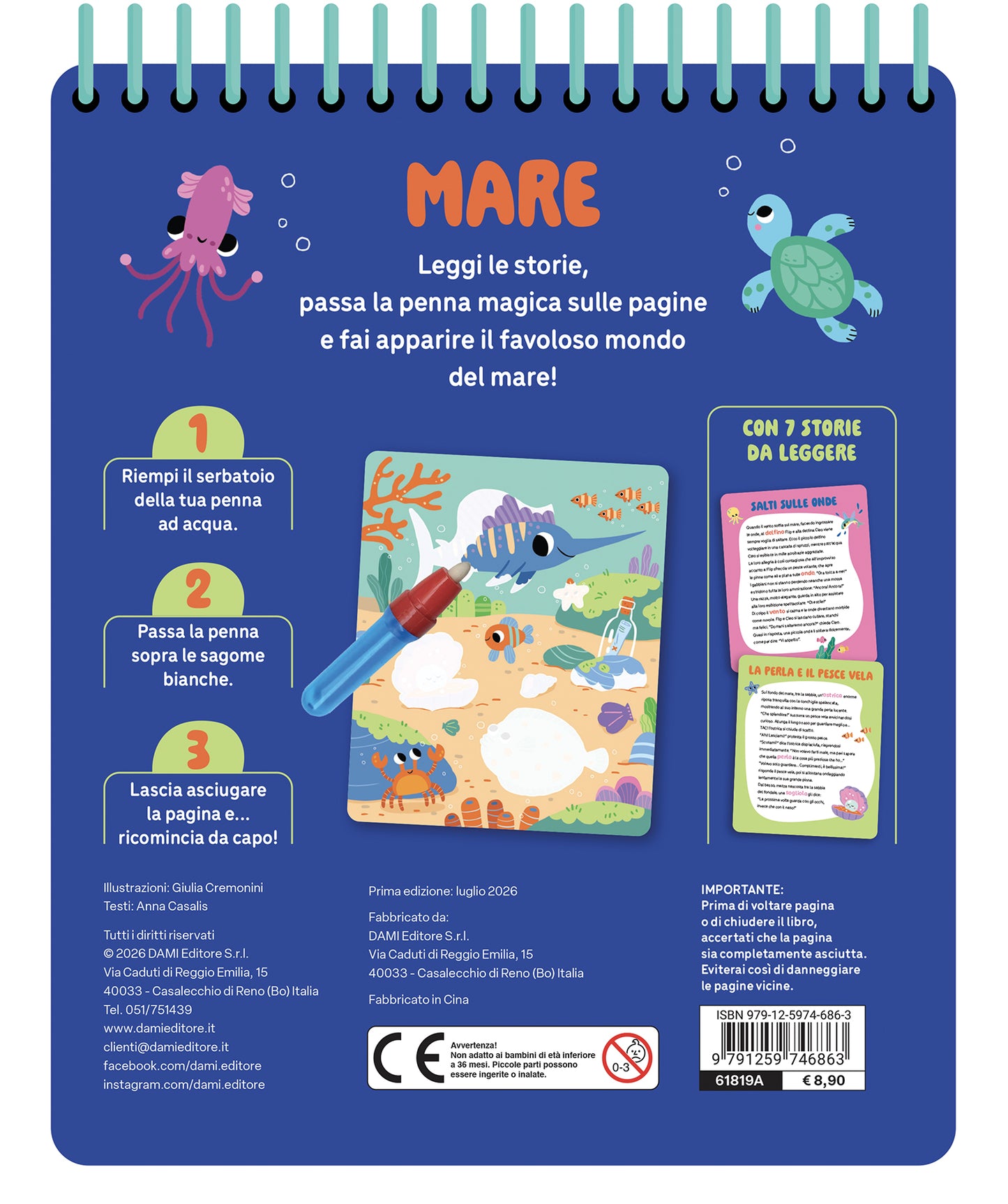 Mare::Penna magica an acqua