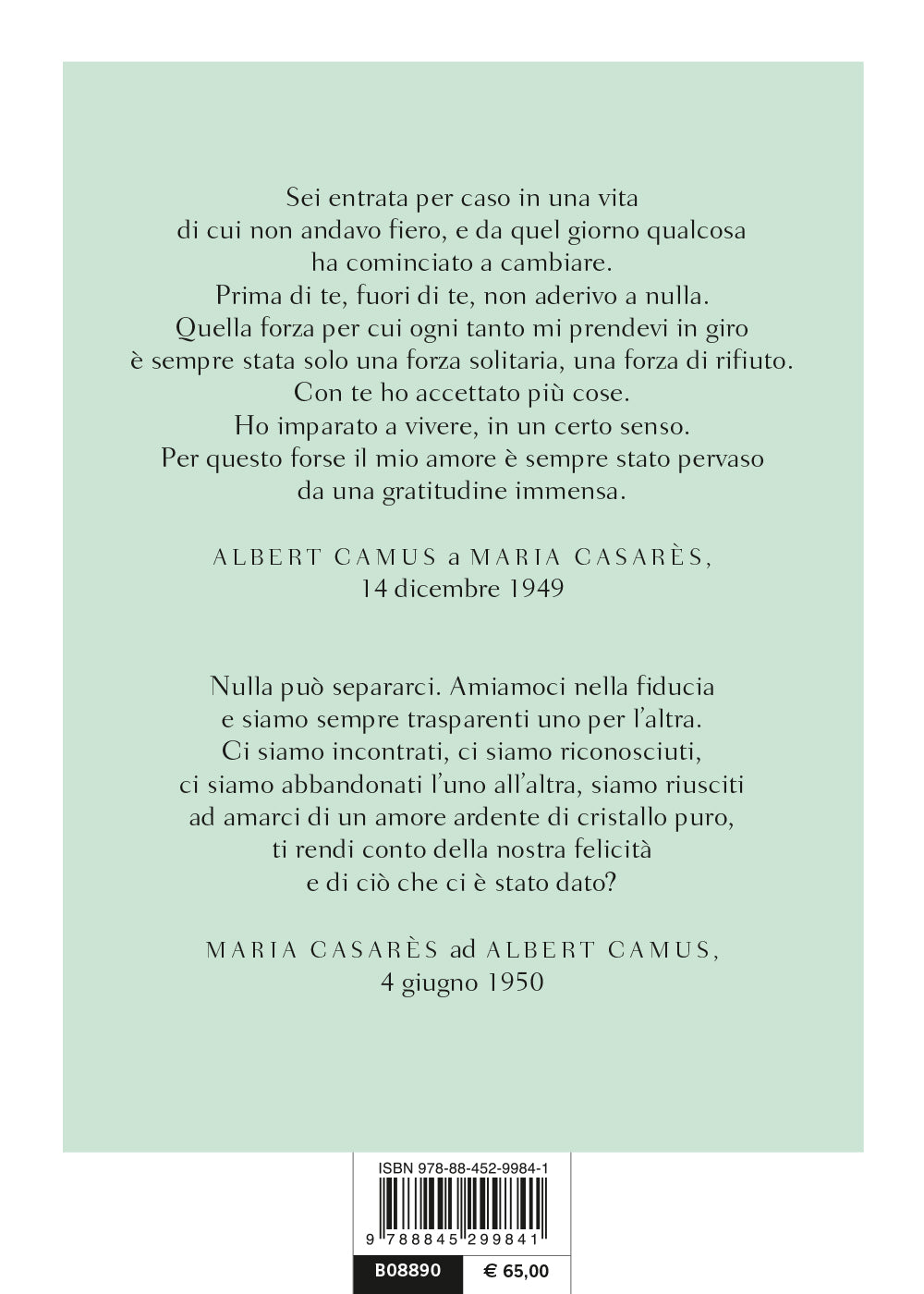 Saremo leggeri::Corrispondenza (1944-1959)