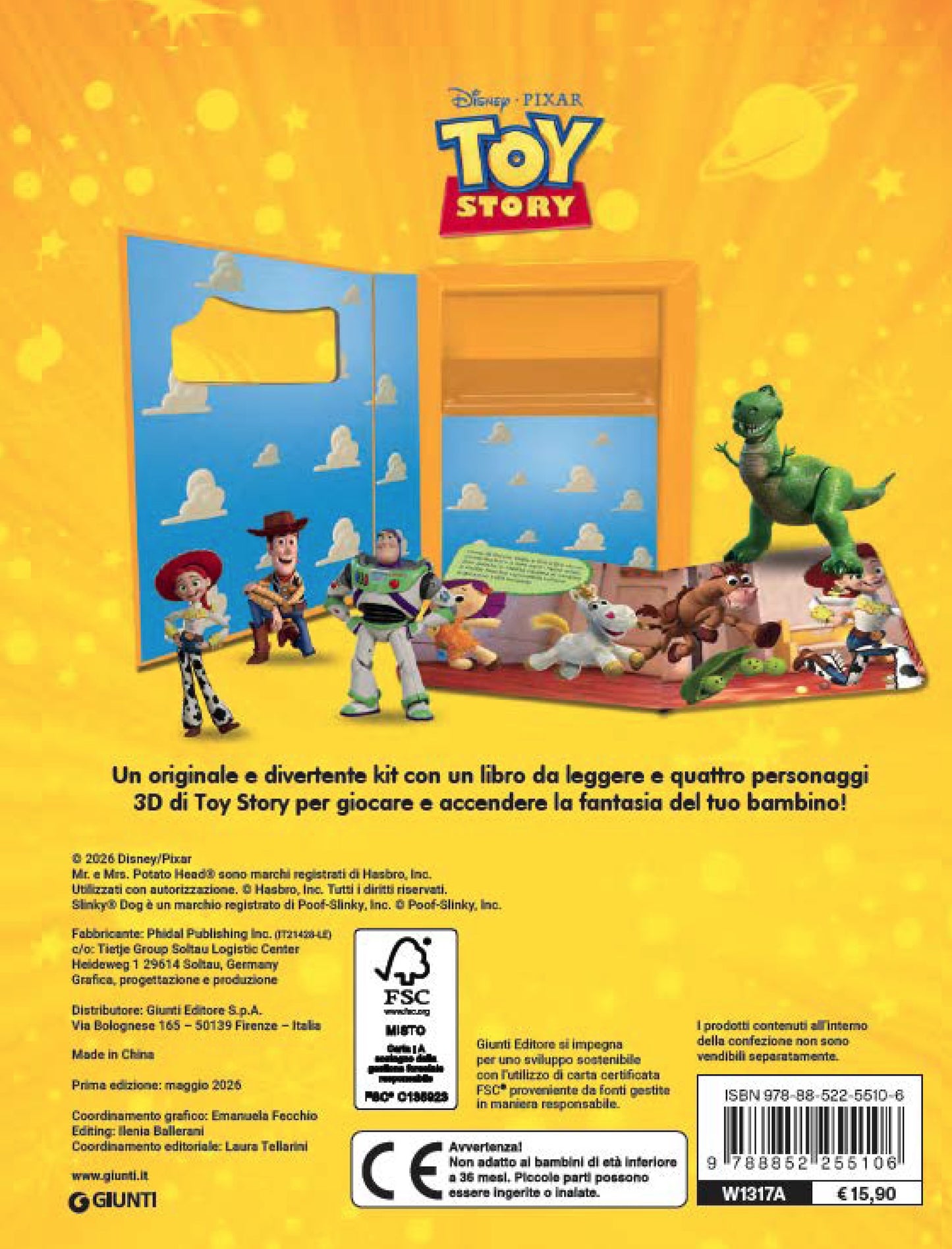 Toy Story BabyBox::Con 4 personaggi Disney 3d e un libro